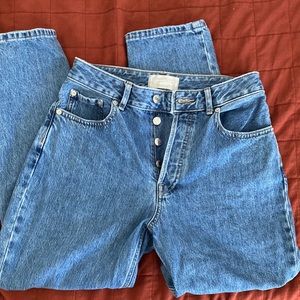 Everlane curvy ‘90s cheeky straight jean, cropped